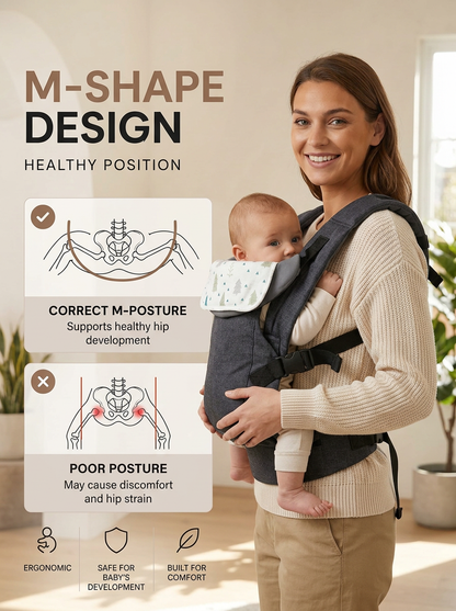 Ezzy Baby - Ergonomic Hands-Free Carrier